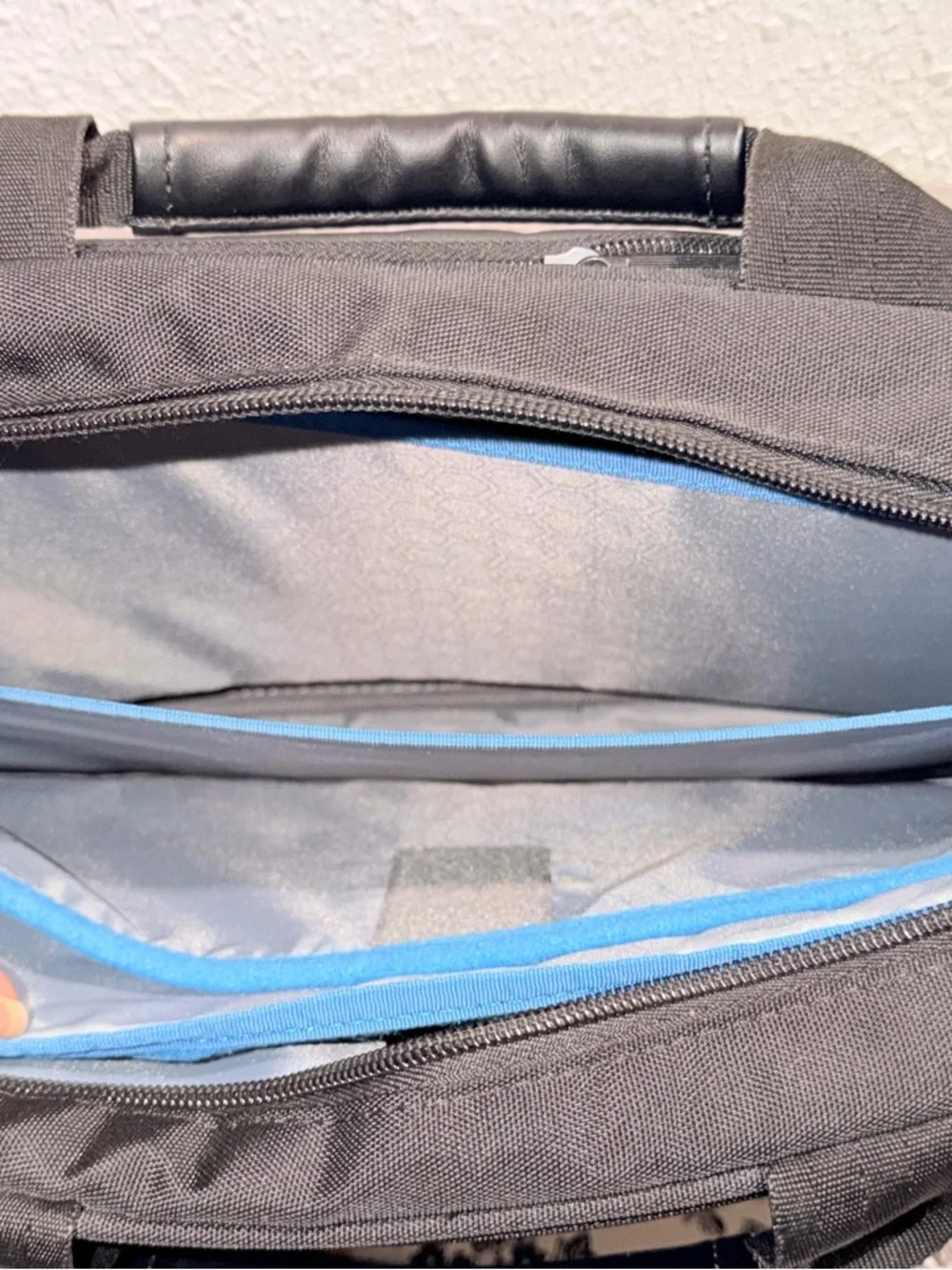Dell Black Laptop Bag with Blue Accent